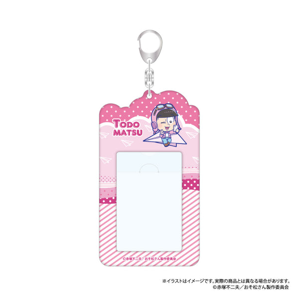 『おそ松さん』カードケースキーホルダー トド松SD(紙ヒコーキ)