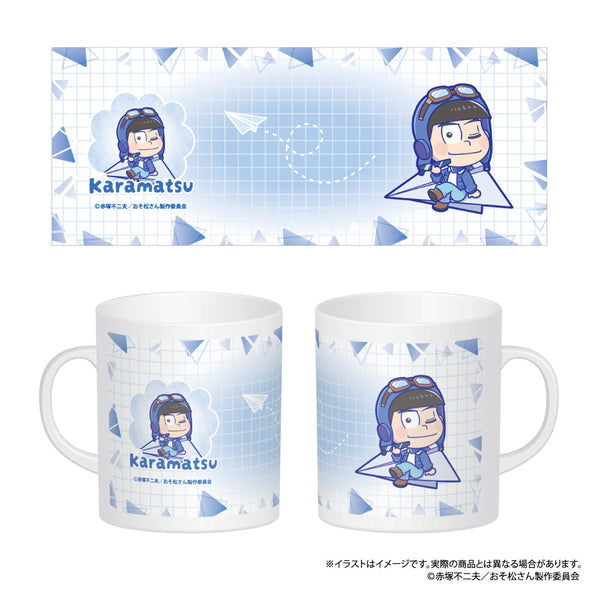 『おそ松さん』フルカラーマグカップ カラ松SD(紙ヒコーキ)