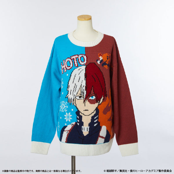 『僕のヒーローアカデミア』アグリーセーター(ユニセックス) 轟焦凍
