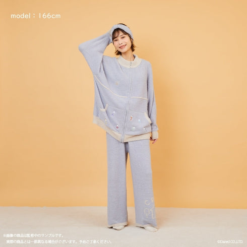 『カリスマ』ジップアップカーディガン (ユニセックス) GRY