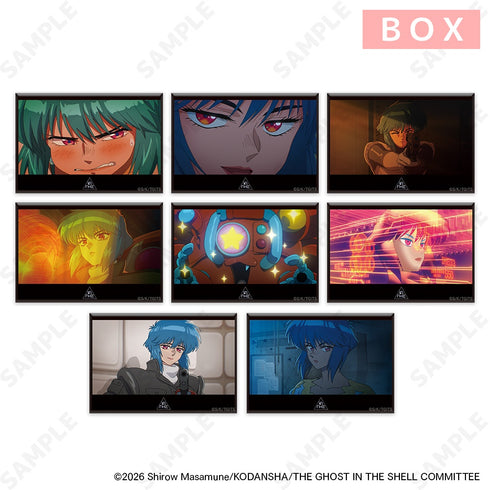 『攻殻機動隊 THE GHOST IN THE SHELL』トレーディングスクエア缶バッジ【BOX】
