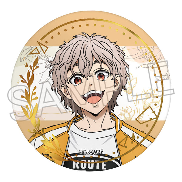 『WINDBREAKER』箔押し缶バッジ 兎耳山丁子