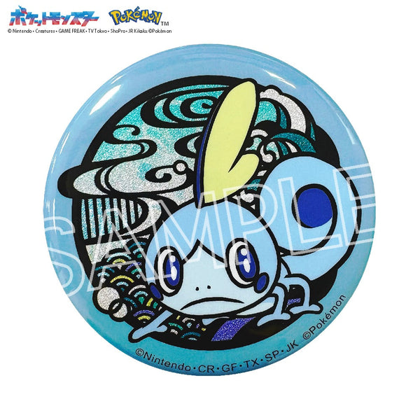 『ポケットモンスター』切り絵シリーズ キラキラ缶バッジ メッソン【202501再販】