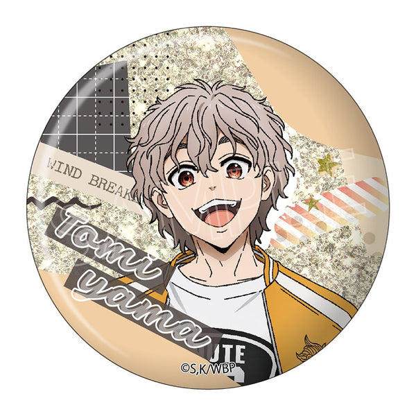 『WINDBREAKER』キラキラ缶バッジ 兎耳山 丁子