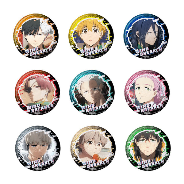 『WINDBREAKER』トレーディンググリッター缶バッジ BOX(9個入り)