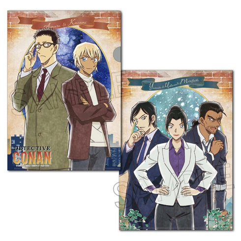『名探偵コナン』ヴィンテージシリーズ クリアファイルVol.8 安室&風見/大和&上原&諸伏