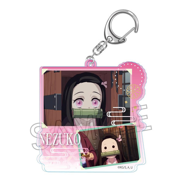 『鬼滅の刃』コラージュアクリルキーホルダー 竈門禰豆子