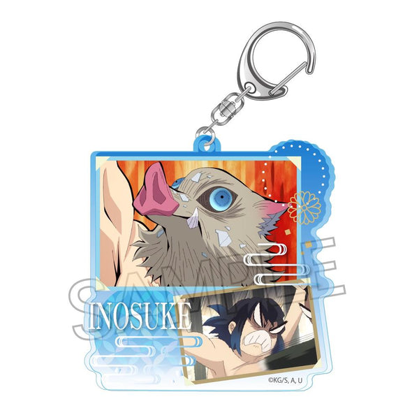 『鬼滅の刃』コラージュアクリルキーホルダー 嘴平伊之助