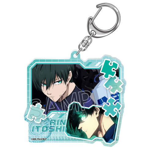 『ブルーロック』コラージュアクリルキーホルダー 糸師 凛