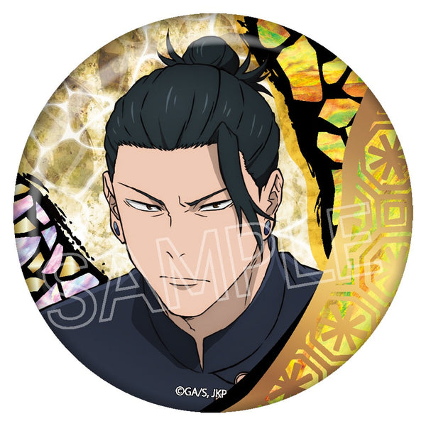 『呪術廻戦』螺鈿風シリーズ 箔押し缶バッジVol.3 夏油 傑A