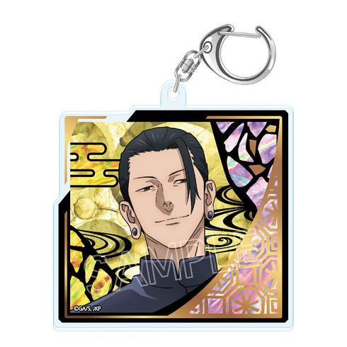 『呪術廻戦』螺鈿風シリーズ 箔押しアクリルキーホルダー 夏油 傑B