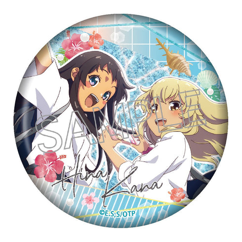 『沖縄で好きになった子が方言すぎてツラすぎる』キラキラ缶バッジ 飛夏&夏菜