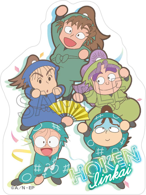 『忍たま乱太郎』ステッカー -委員会で応援の段- 保健委員会