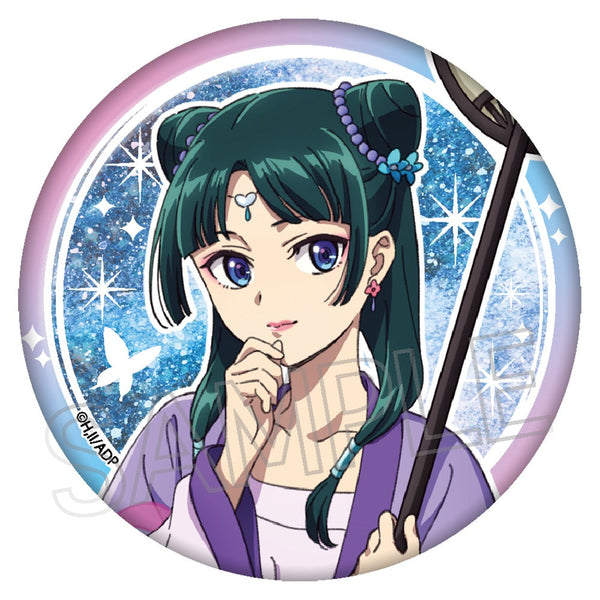 『薬屋のひとりごと』シャインシリーズ キラキラ缶バッジ 猫猫B(月精)