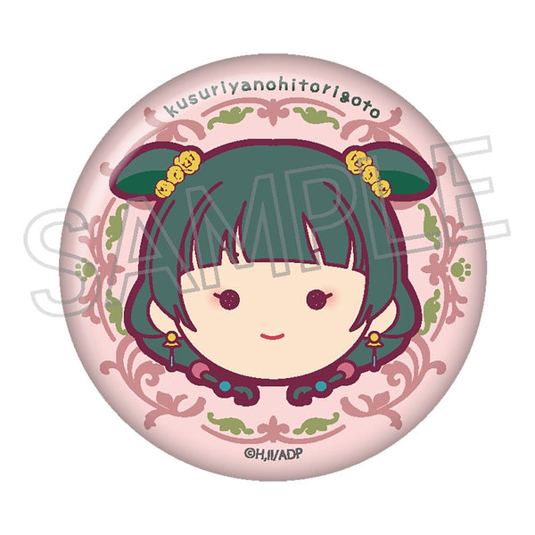 『薬屋のひとりごと』まるかお 缶バッジ 猫猫B(桃)