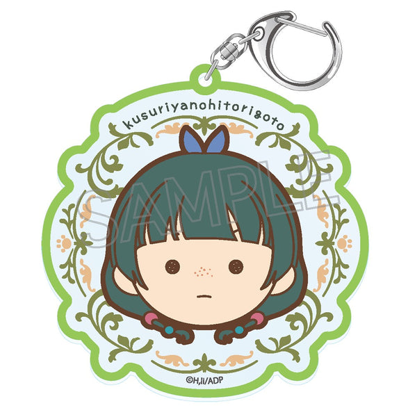 『薬屋のひとりごと』まるかお アクリルキーホルダー猫猫A(緑)