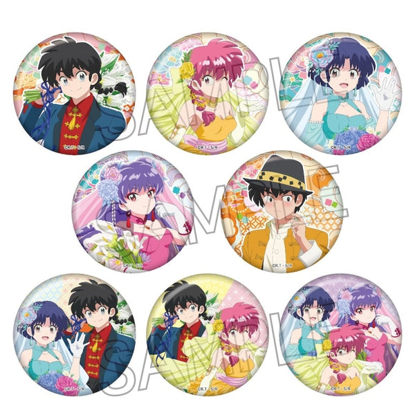 "Ranma ½" Flower Bouquet Pin Badge Set (8-Piece Box)