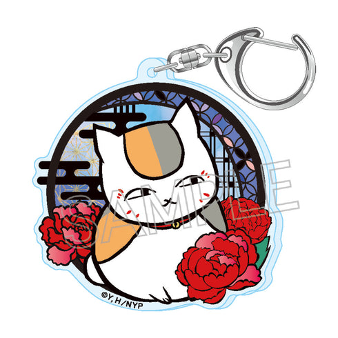 『夏目友人帳』切り絵シリーズ vol.8 アクリルキーホルダー ぼたん