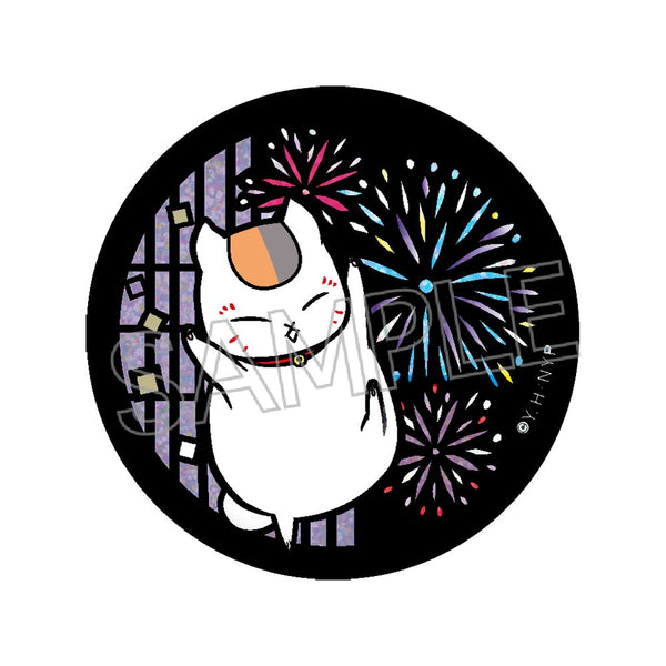 『夏目友人帳』切り絵シリーズ セレクション vol.1 キラキラ缶バッジ 花火