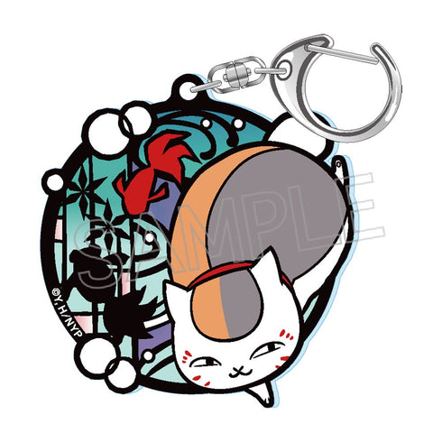 『夏目友人帳』切り絵シリーズ セレクション vol.1 グリッターキーホルダー 金魚