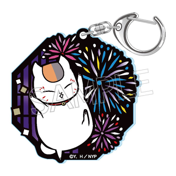 『夏目友人帳』切り絵シリーズ セレクション vol.1 グリッターキーホルダー 花火