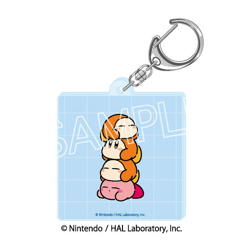 『星のカービィ』カービィ play with ワドルディ プレートキーホルダー D あきれかえるほど...