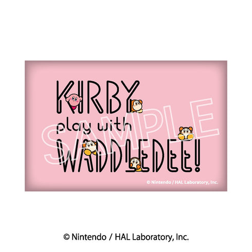 『星のカービィ』カービィ play with ワドルディ スクエア缶バッジ BOX(10個入)