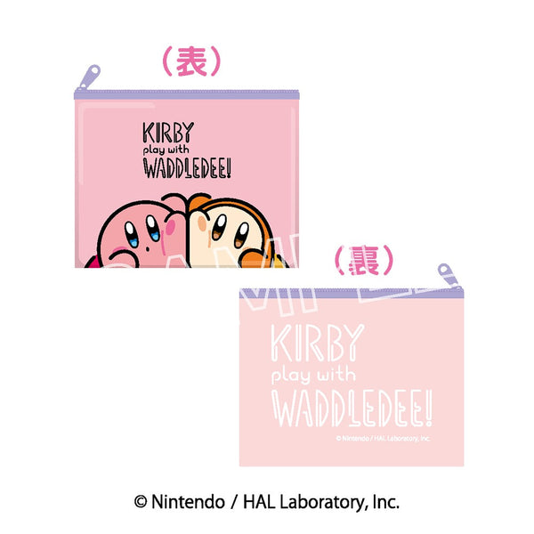 『星のカービィ』カービィ play with ワドルディ ビニールミニポーチ A メインビジュアル