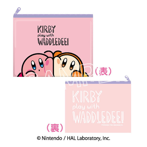『星のカービィ』カービィ play with ワドルディ ビニールポーチ A メインビジュアル