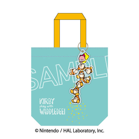 『星のカービィ』カービィ play with ワドルディ ワッペンチャームトート B グリーン