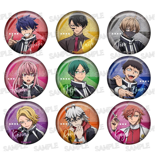 『桃源暗鬼』グリッター缶バッジ Vol.1 BOX(9個入)