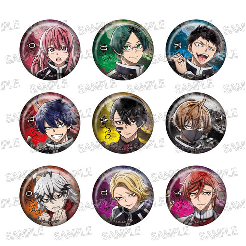 『桃源暗鬼』ウェットカラーシリーズ 缶バッジ Vol.1 BOX(9個入)