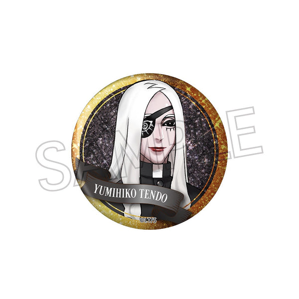 『ジャンケットバンク』グリッター缶バッジ 天堂弓彦