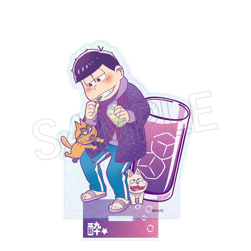 『おそ松さん』ビビッドライン ホロアクリルスタンド 酔い松 一松