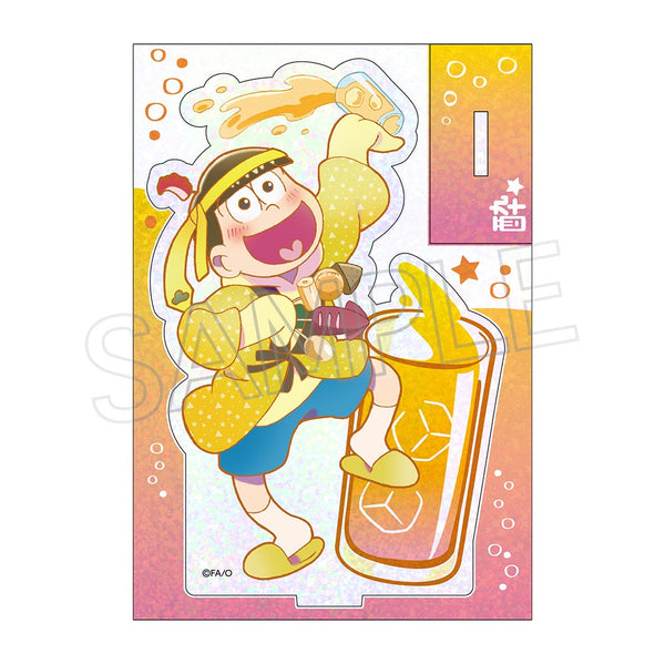 『おそ松さん』ビビッドライン ホロアクリルスタンド 酔い松 十四松