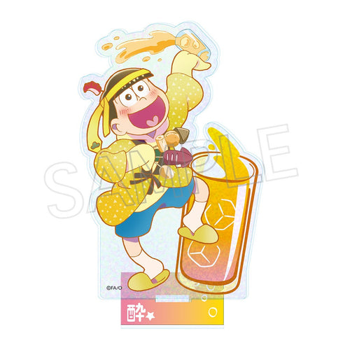 『おそ松さん』ビビッドライン ホロアクリルスタンド 酔い松 十四松