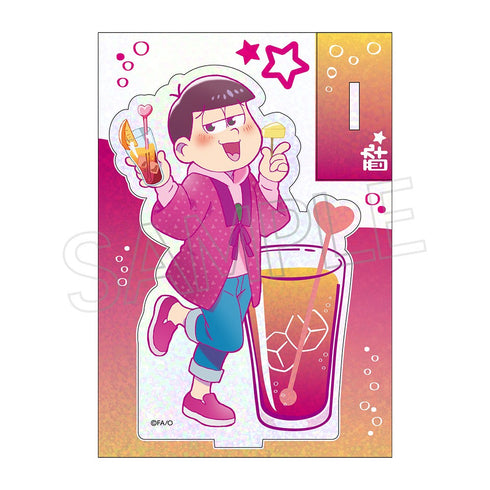 『おそ松さん』ビビッドライン ホロアクリルスタンド 酔い松 トド松