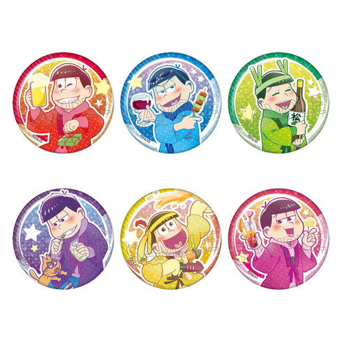 『おそ松さん』ビビッドライン キラキラ缶バッジ 酔い松 BOX(6個入)