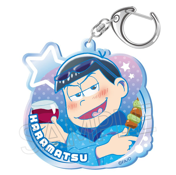 『おそ松さん』ビビッドライン オーロラアクリルキーホルダー 酔い松 カラ松