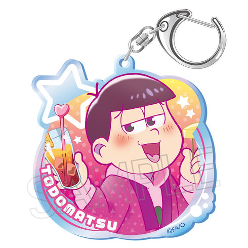 『おそ松さん』ビビッドライン オーロラアクリルキーホルダー 酔い松 トド松