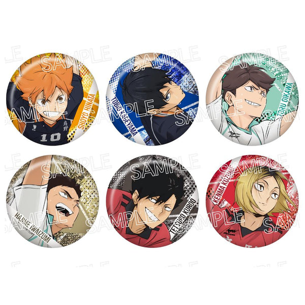 『ハイキュー!!』シャインシリーズ キラキラ缶バッジ BOX(6個入)