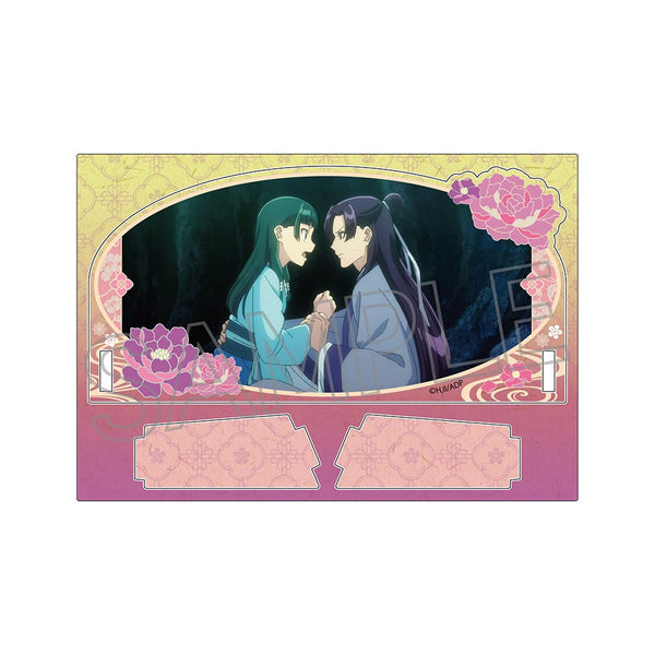 『薬屋のひとりごと』斜めに飾れるアクリルスタンドVol.2 猫猫&壬氏B(紫)