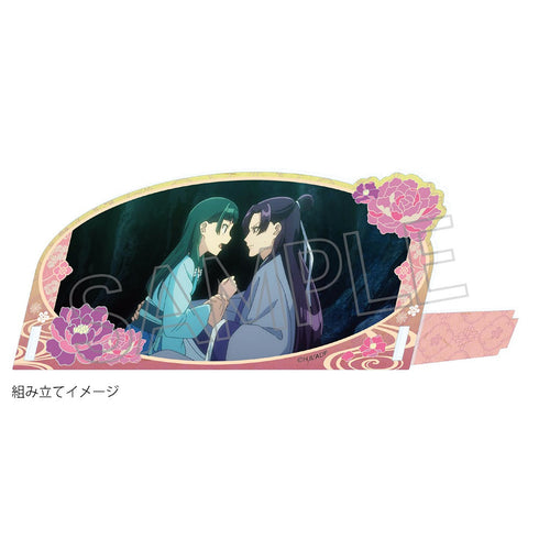 『薬屋のひとりごと』斜めに飾れるアクリルスタンドVol.2 猫猫&壬氏B(紫)