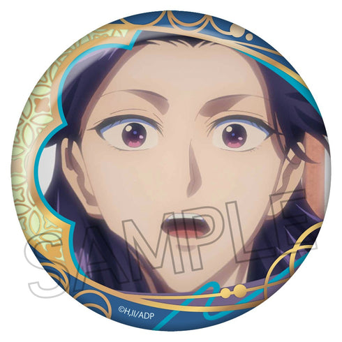 『薬屋のひとりごと』和紙風箔押し缶バッジ 壬氏B(紺)