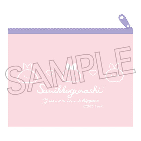 『すみっコぐらし』ミニビニールポーチ しっぽず(ピンク)