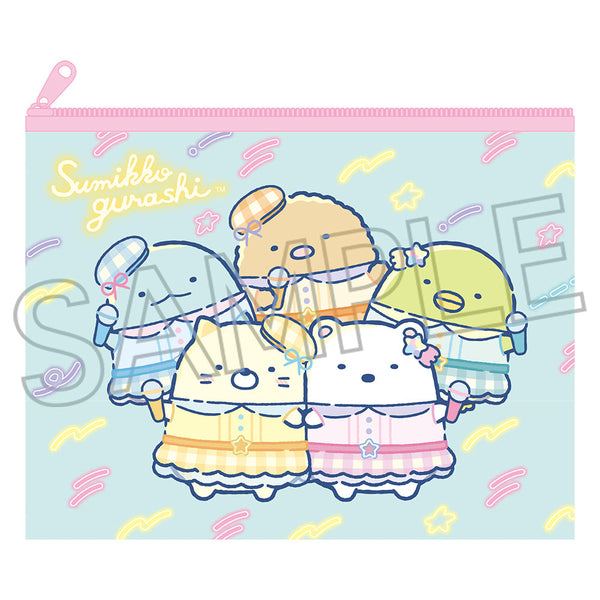 『すみっコぐらし』ビニールポーチ みんな(グリーン)