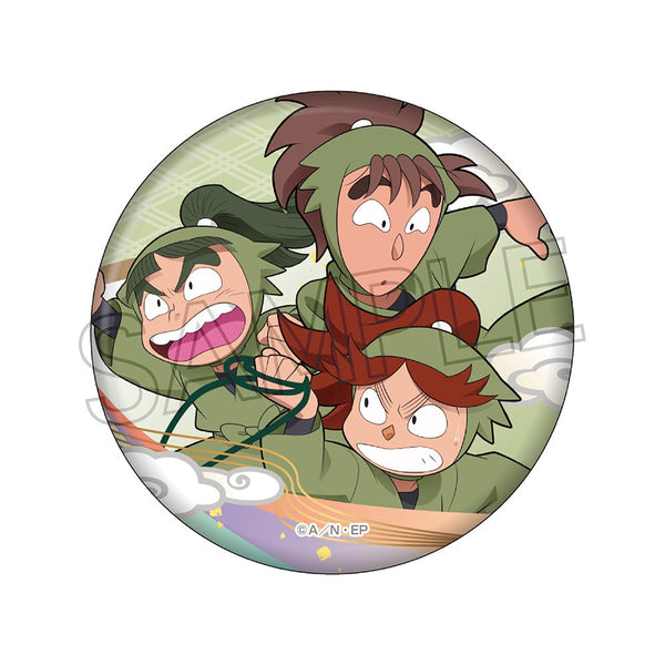 『忍たま乱太郎』缶バッジ -いろはの段- 富松作兵衛&神崎左門&次屋三之助