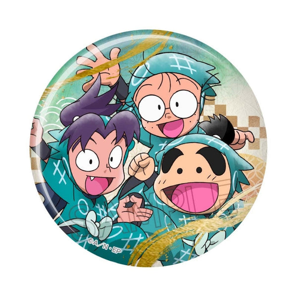 『忍たま乱太郎』箔押し缶バッジ 乱太郎&きり丸&しんべヱ【202601再販】