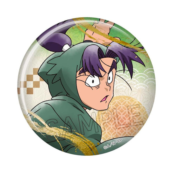 『忍たま乱太郎』箔押し缶バッジ 潮江文次郎