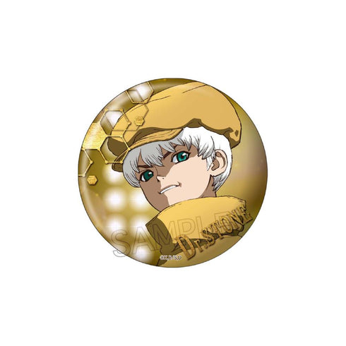 『Dr.STONE』箔押し缶バッジ 西園寺羽京